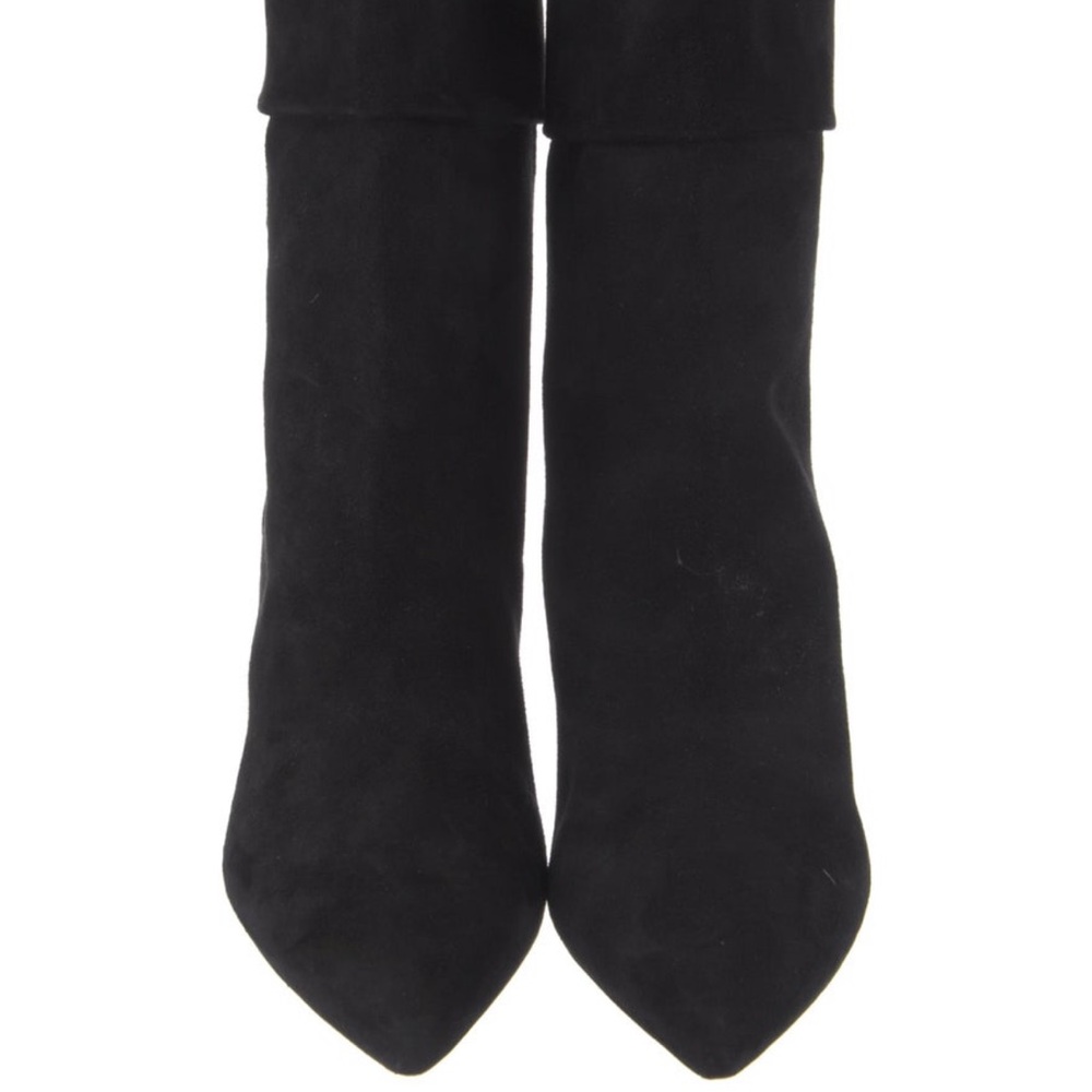 Yves Saint Laurent Black Heeled Boots - Picture 3 of 5